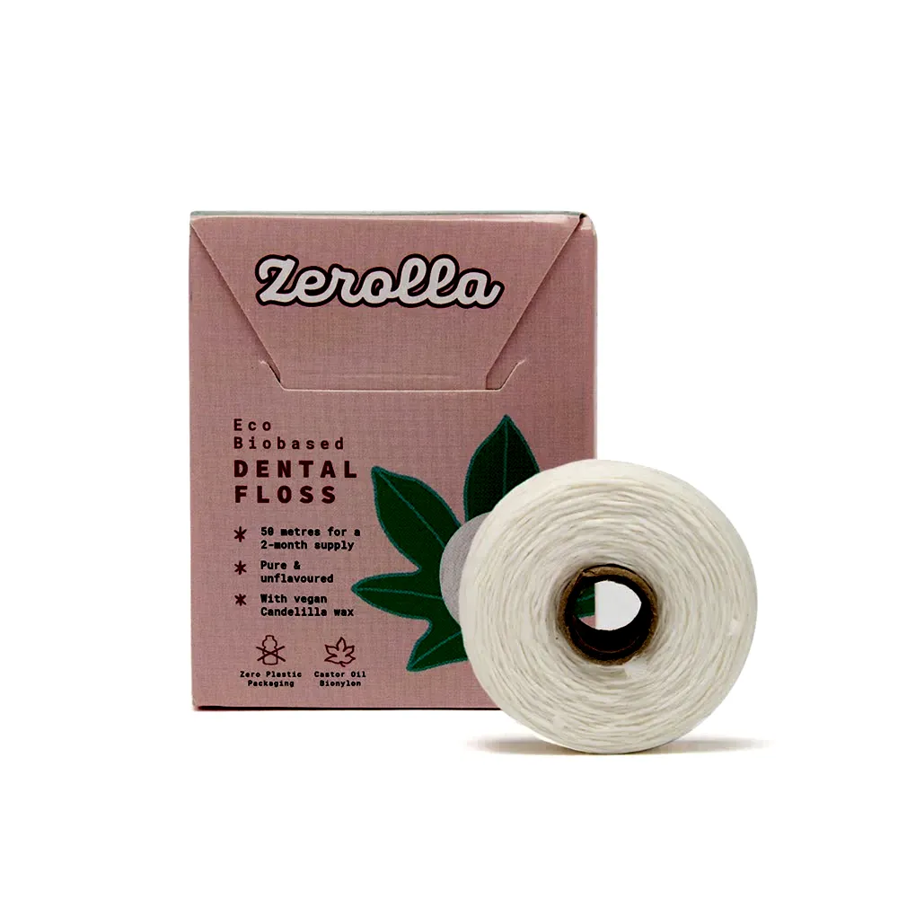 Eco Plant - based Castor Oil Dental Floss - Zerolla