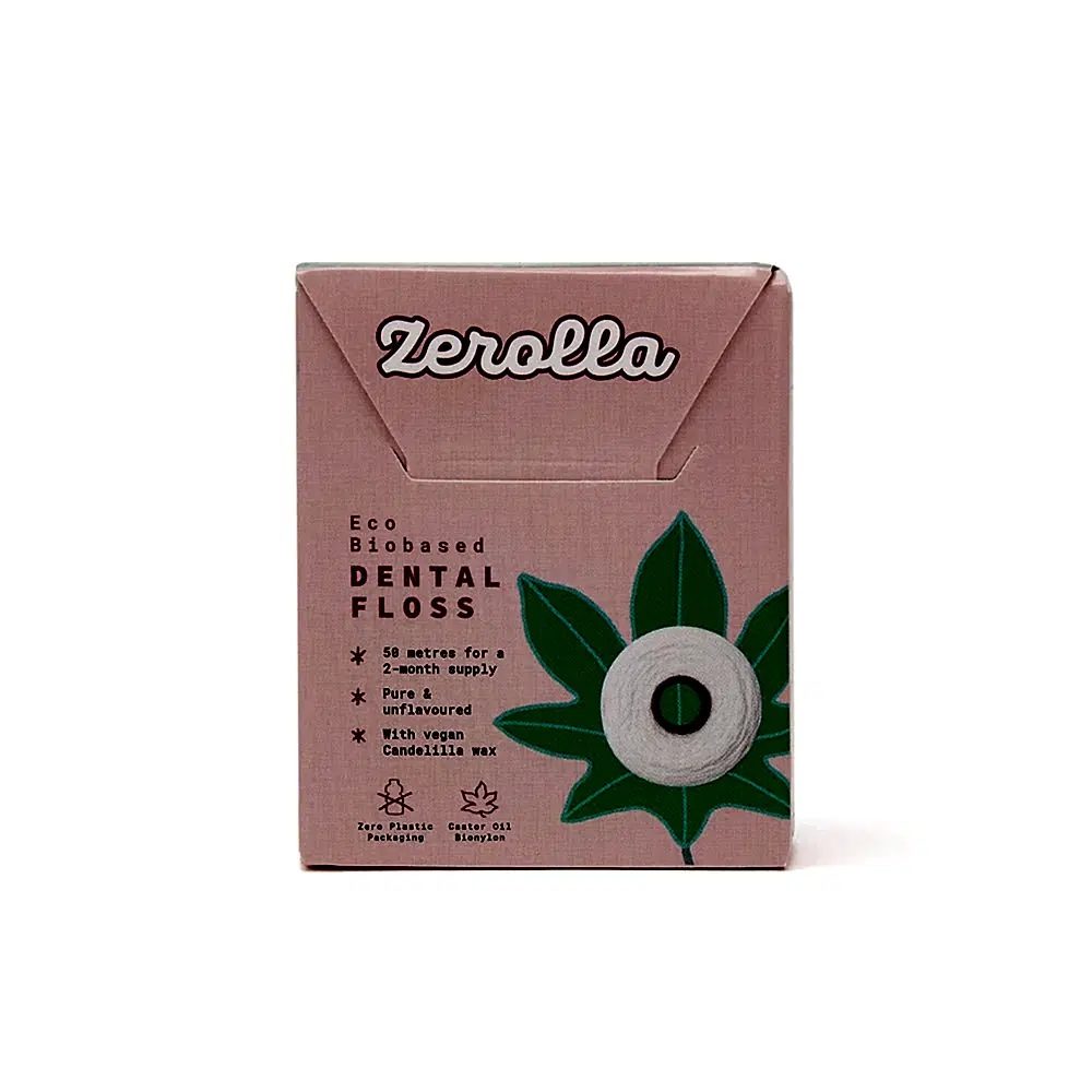 Eco Plant - based Castor Oil Dental Floss - Zerolla