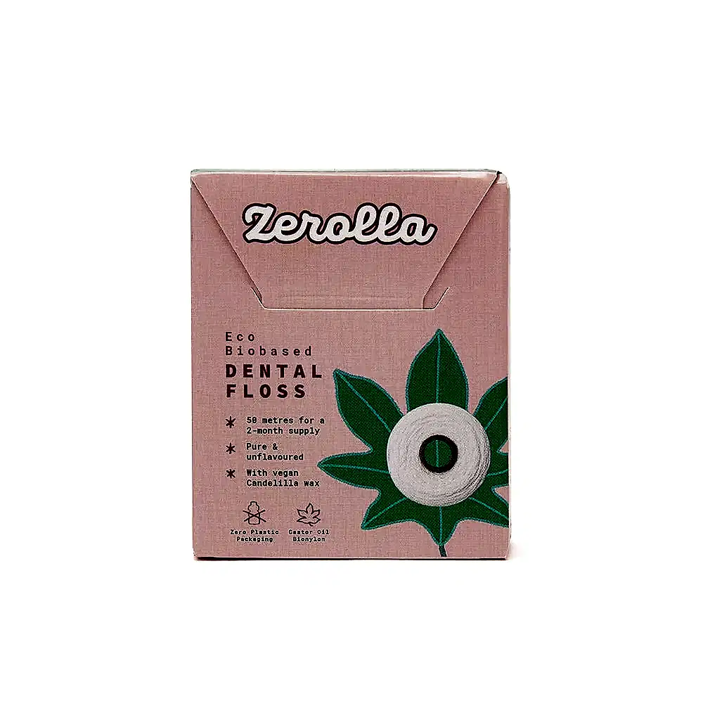 Eco Plant - based Castor Oil Dental Floss - Zerolla