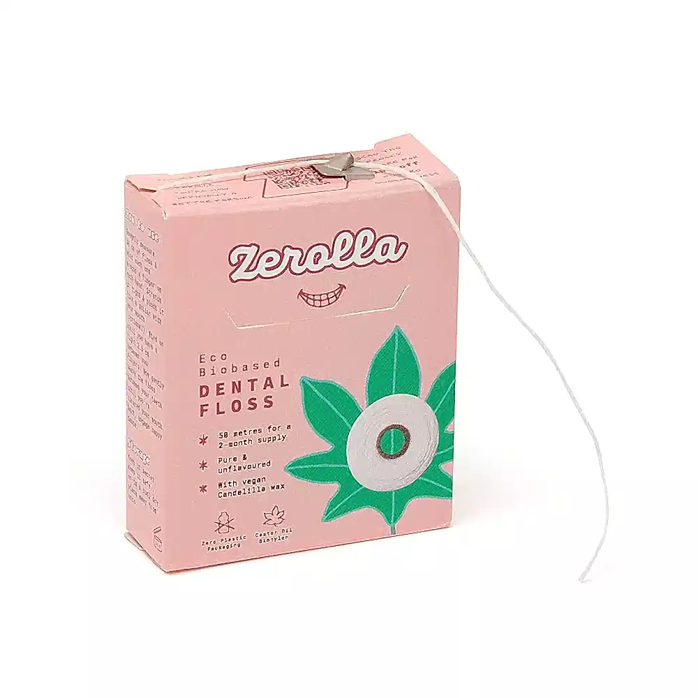 Eco Plant - based Castor Oil Dental Floss - Zerolla